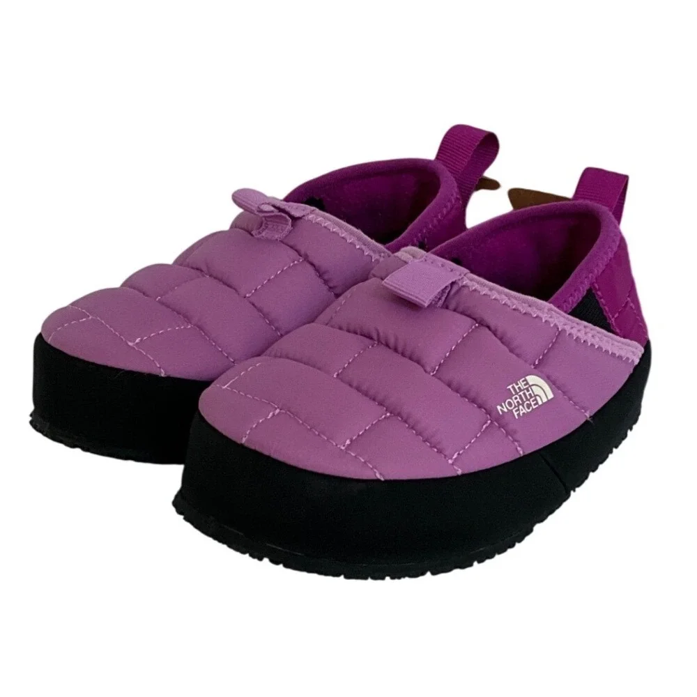 The North Face ThermoBall Traction Mule II Kids Dragonfruit Slip On Shoes 11 NWT